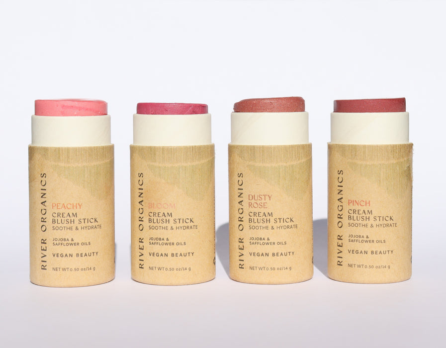Everyday Glow Brow Wax, Blush, and Lip Balm Bundle for Natural Color