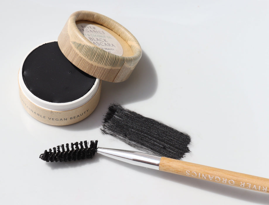 Black Vegan Zero Waste Mascara Plastic Free Volumizing Formula