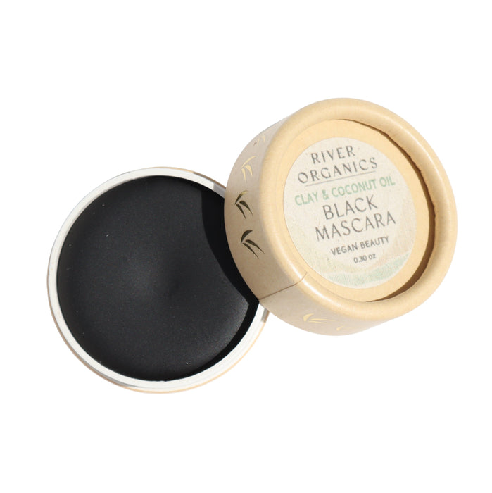Black Vegan Zero Waste Mascara Plastic Free Volumizing Formula