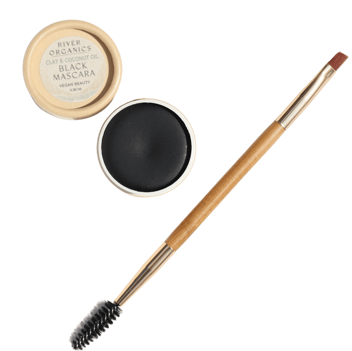 Eye Duo Set Brow Wax And Solid Volumizing Mascara Vegan And Zero Waste