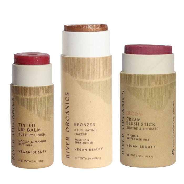 Custom Lip Highlighter Blush Set Trio Fully Customizable Makeup