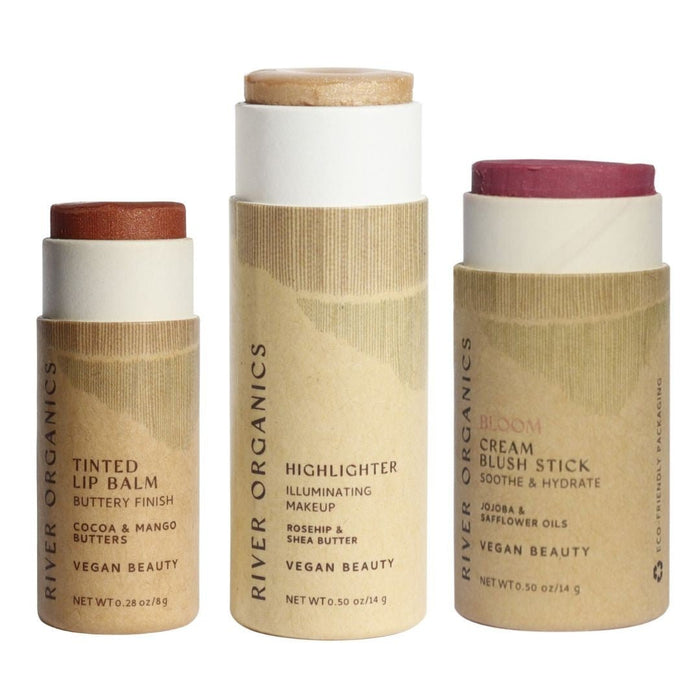 Custom Lip Highlighter Blush Set Trio Fully Customizable Makeup