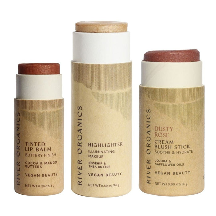 Custom Lip Highlighter Blush Set Trio Fully Customizable Makeup