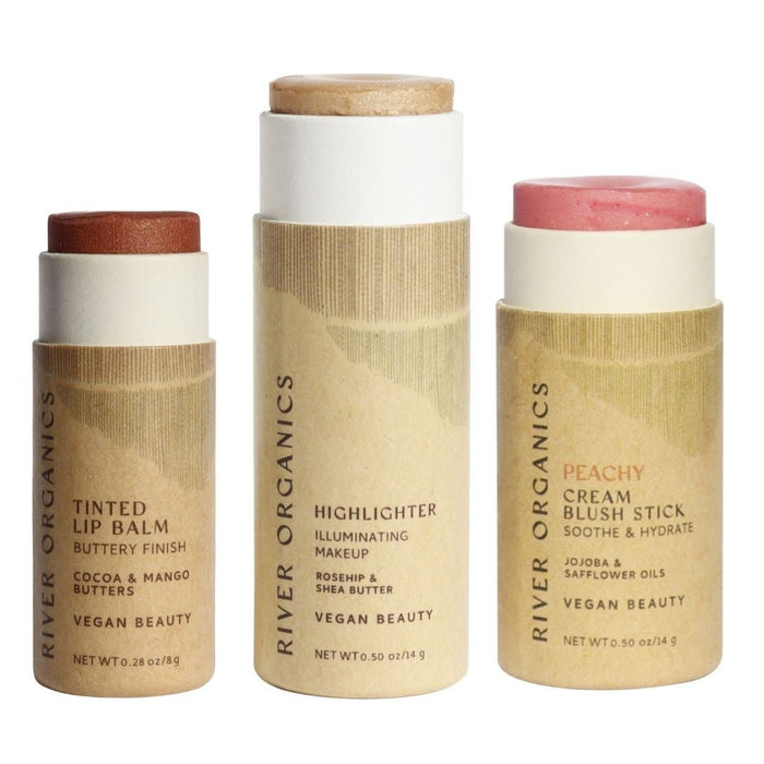 Custom Lip Highlighter Blush Set Trio Fully Customizable Makeup
