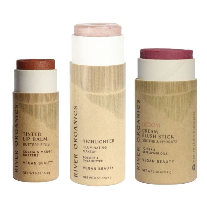 Custom Lip Highlighter Blush Set Trio Fully Customizable Makeup