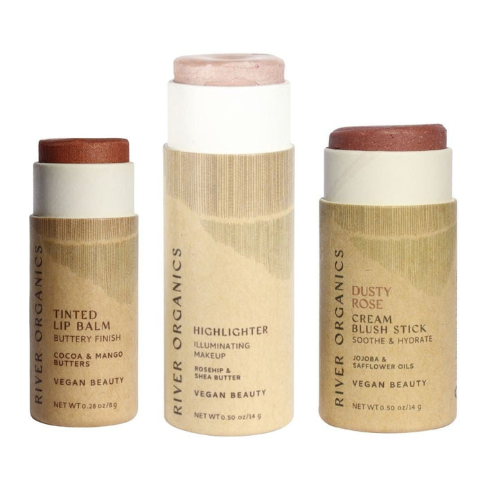 Custom Lip Highlighter Blush Set Trio Fully Customizable Makeup