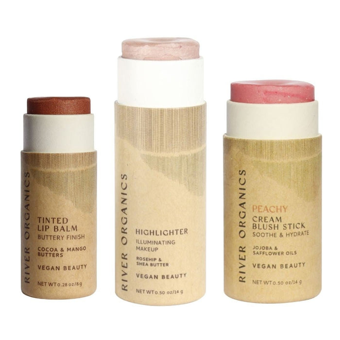 Custom Lip Highlighter Blush Set Trio Fully Customizable Makeup