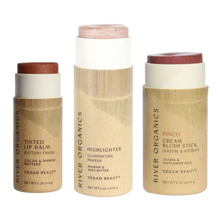 Custom Lip Highlighter Blush Set Trio Fully Customizable Makeup