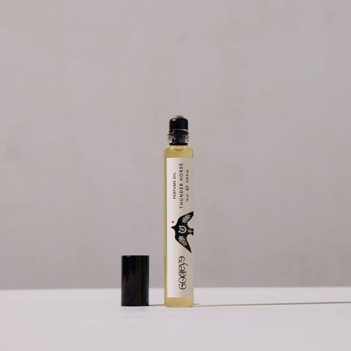 Thunder Horse Oud Vetiver Pine Tar Hay Fragrance Smoky Animalic Blend