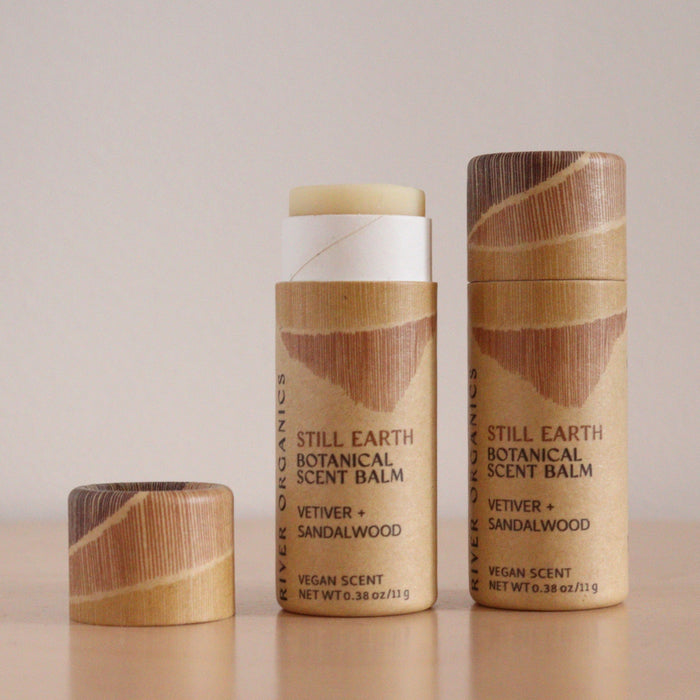 Still Earth Vetiver Sandalwood Botanical Scent Balm For Calm Focus