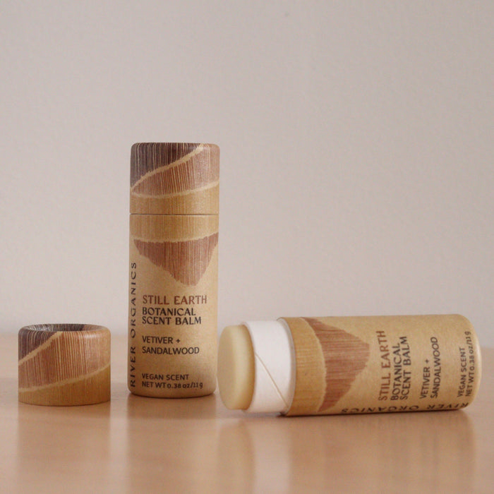 Still Earth Vetiver Sandalwood Botanical Scent Balm For Calm Focus