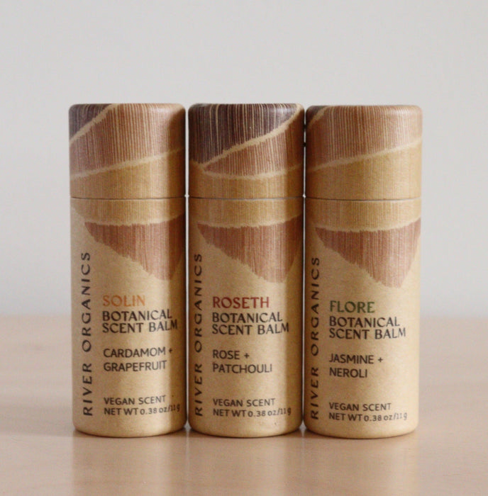 River Organics Botanical Scent Balms Set Of 2 3 Or 4 Solid Perfumes