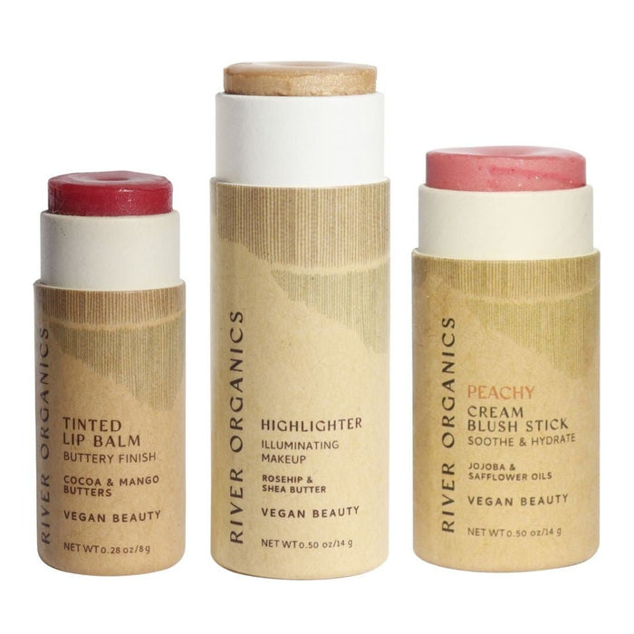 Custom Lip Highlighter Blush Set Trio Fully Customizable Makeup