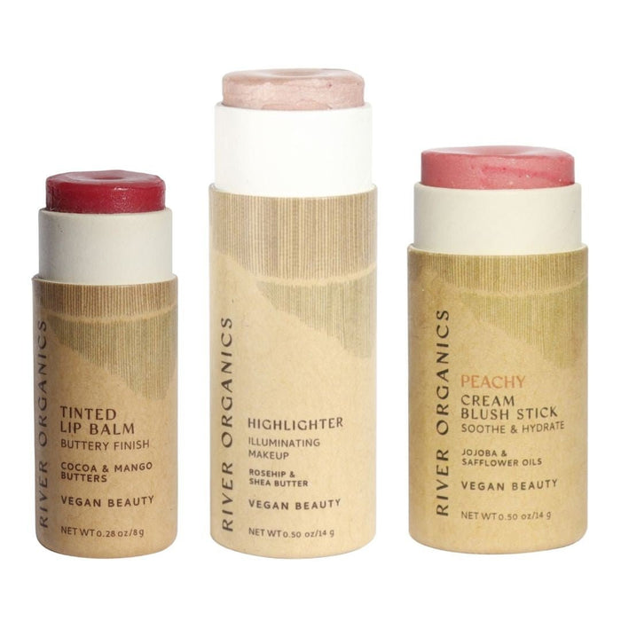 Custom Lip Highlighter Blush Set Trio Fully Customizable Makeup
