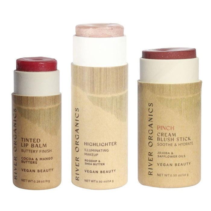 Custom Lip Highlighter Blush Set Trio Fully Customizable Makeup