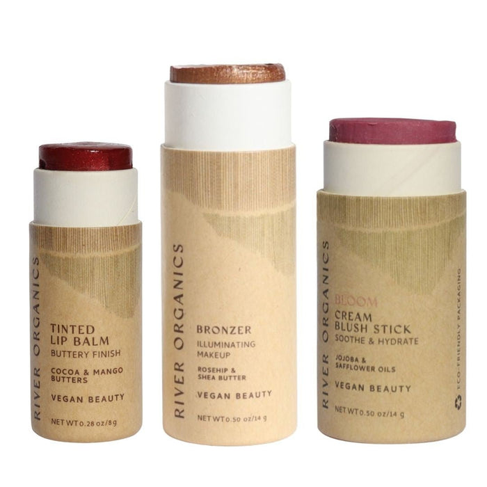 Custom Lip Highlighter Blush Set Trio Fully Customizable Makeup