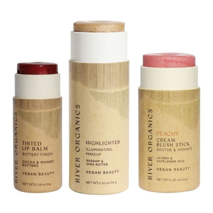 Custom Lip Highlighter Blush Set Trio Fully Customizable Makeup