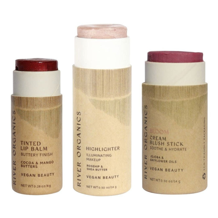 Custom Lip Highlighter Blush Set Trio Fully Customizable Makeup