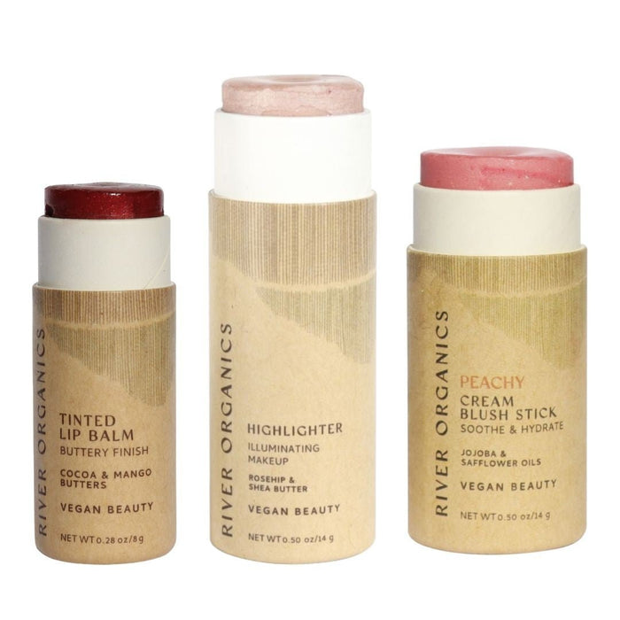 Custom Lip Highlighter Blush Set Trio Fully Customizable Makeup