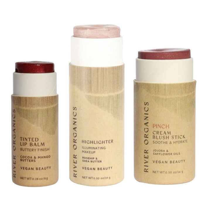 Custom Lip Highlighter Blush Set Trio Fully Customizable Makeup