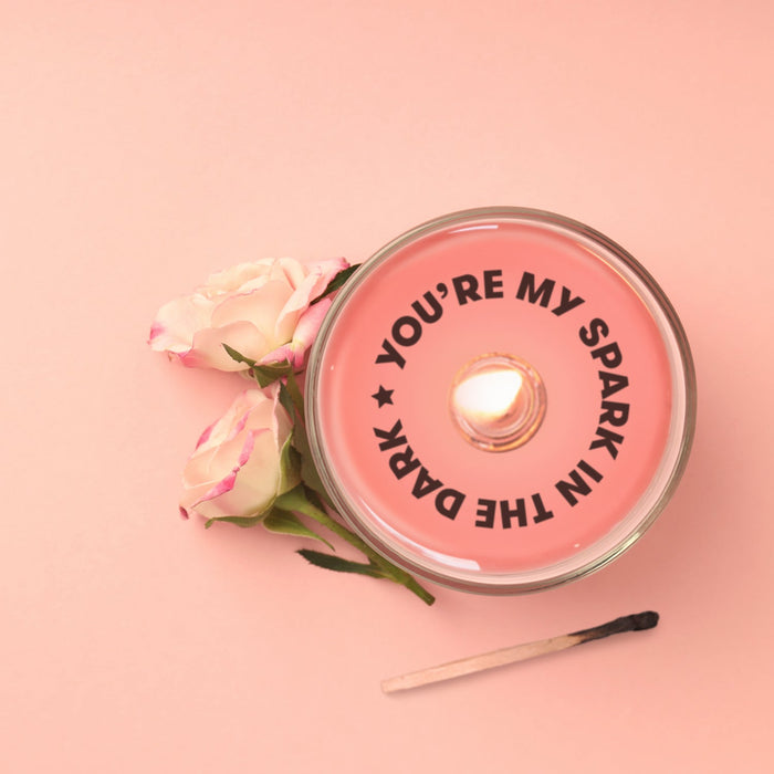 Reveal Secret Message Candle Gift Youre My Spark in the Dark
