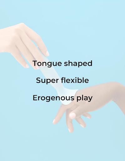 The French Lover Tongue Vibrator With Four Speeds And Two Pulsation Modes