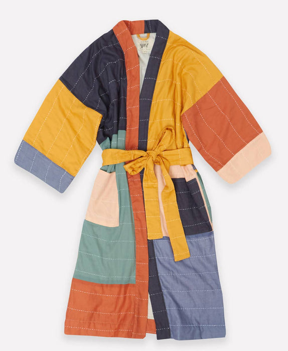Colorblock Robe