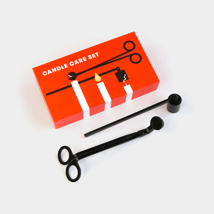 Candle Care Set With Wick Trimmer And Snuffer For Clean Burning