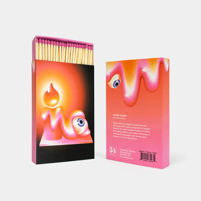 Candle Matches Chubby Flame Paulina Almira 5 Inch Long Safety Matches