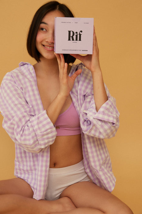 Organic Night Pads with Wings (Long)