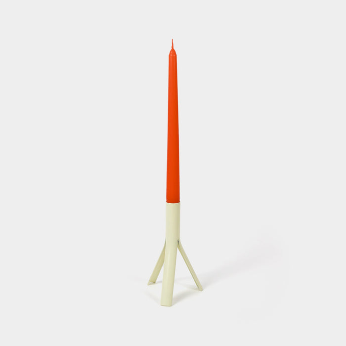 Cream Steel Rocket Candle Holder By Lex Pott Design