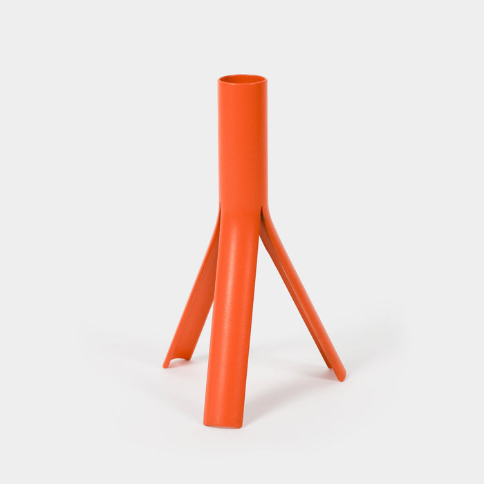 Rocket Candle Holder Orange Lex Pott Modern Steel Decor