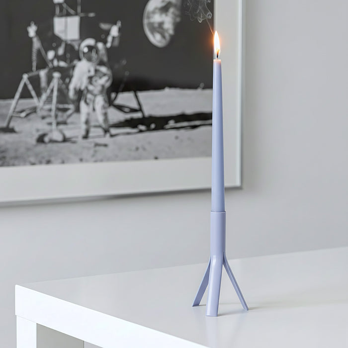 Lavender Rocket Candle Holder In Steel By Lex Pott For Modern Decor