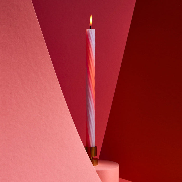 Rope Candles Orange 2 Pack Fits Standard Candleholders