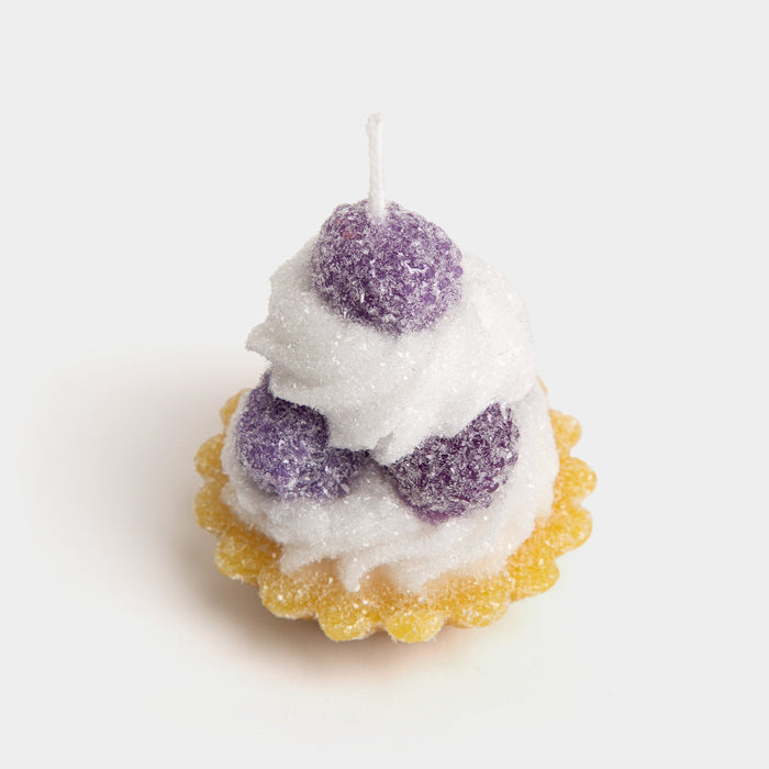 Buon Appetito Tiered Cake Candle Purple 8 cm Diameter Made in Italy