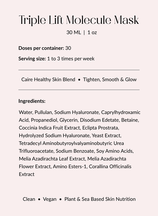 Triple Lift Molecule Mask