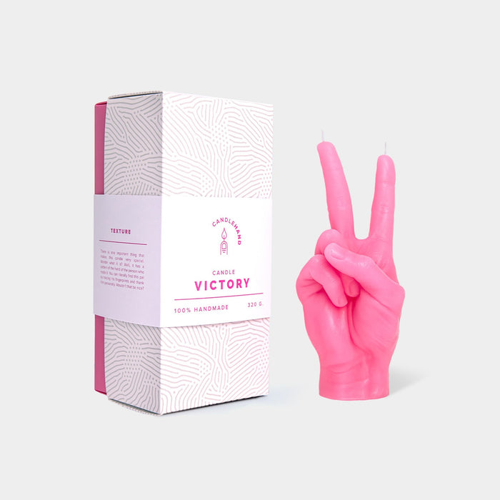 CandleHand Peace Pink Candle For Calm Harmony And Joy
