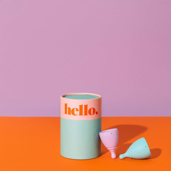 Hello Cup Double Box - Extra Xmall and Small/Medium - Period products by The Hello Cup