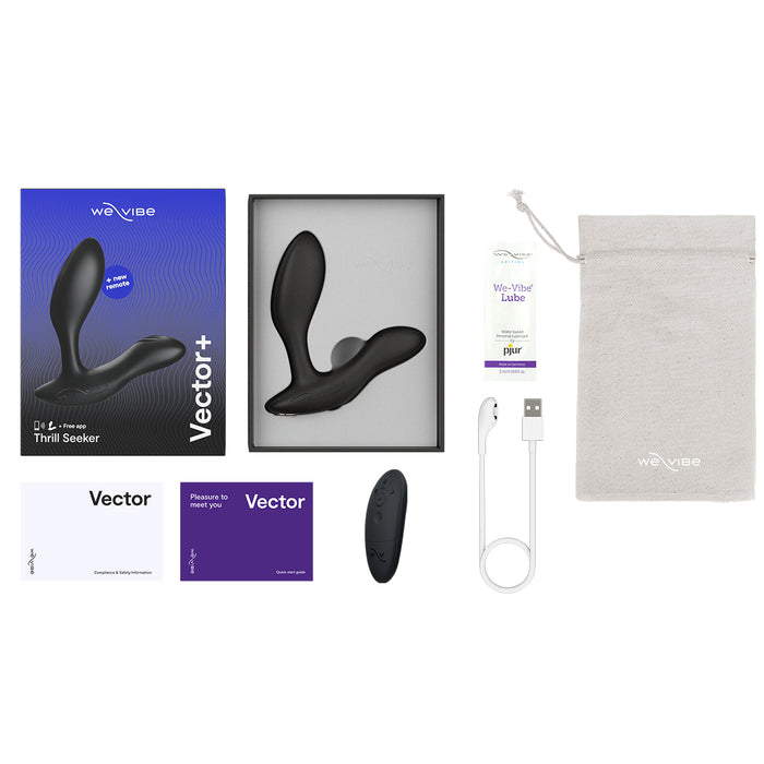 We-Vibe Vector+ - Charcoal Black