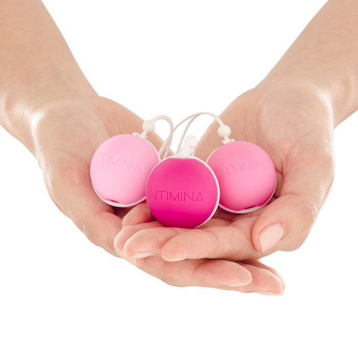 Intimina Laselle Routine Exercise Balls SET of 3 Pelvic Floor Weights