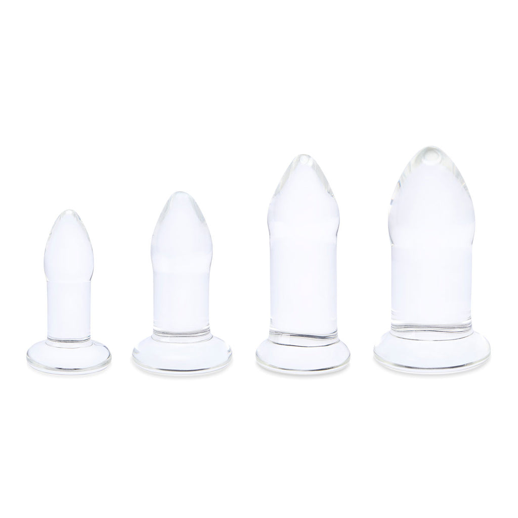B-Vibe Glass Anal Dilators Set– Vespertine Boutique