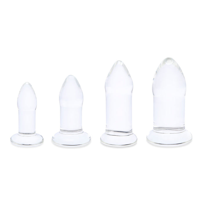 B-Vibe Glass Anal Dilators Set Vespertine Boutique B-Vibe Glass Anal Dilators Set Vespertine Boutique
