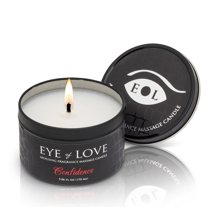 Eye of Love Pheromone Massage Candle – Confident